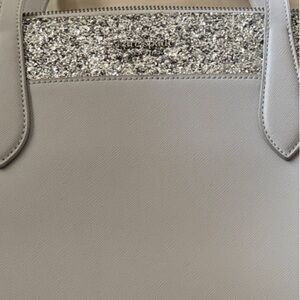 Kate Spade Silver and Gray Tote Bag